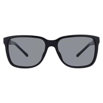 Burberry Grey Rectangular Mens Sunglasses BE4181 300187 58