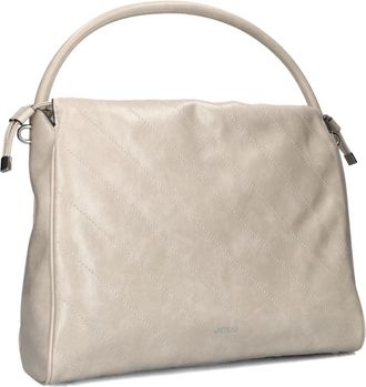 Guess Tassen, Dames, Beige, ONE Size, Wol, Chique Trekkoord Tote Tas