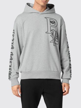 Philipp Plein Cotton Hoodie with Contrasting Logo