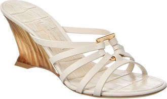 Ferragamo Ferragamo Anemone Leather Wedge Sandal
