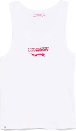 Charles Jeffrey Loverboy Canotta con ricamo - Bianco