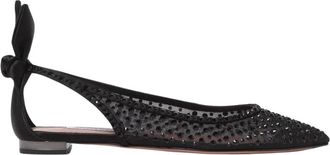 Aquazzura Dames, Schoenen, Zwart, Maat: 35 EU Satijn