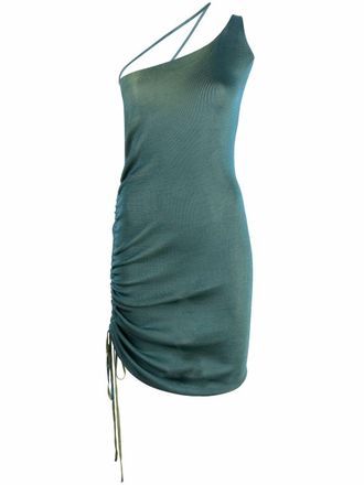 Isa Boulder Asymmetrische jurk - Groen