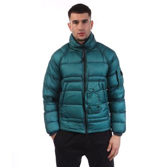 C.P. Company Mens D.D. Shell Down Jacket in Light Blue Nylon - Size X-Large