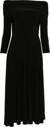 Norma Kamali Black Midi Dress