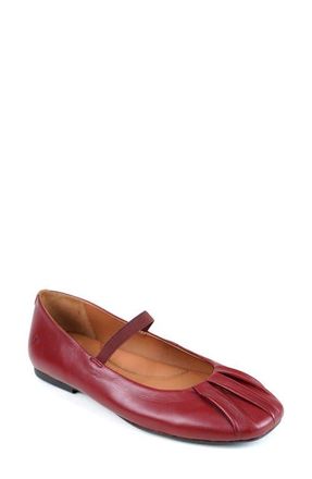 Gentle Souls Walden Mary Jane Flat in Rio Red Leather at Nordstrom, Size 9.5