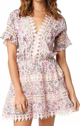 Olivaceous Amelia Mini Dress In Pink