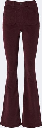 Veronica Beard Beverly cotton corduroy flared pants