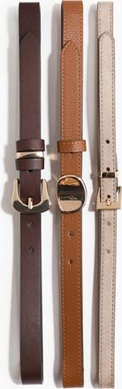 H&M 3er-Pack Tailleng&uuml;rtel - Beige