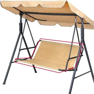 OEM Funda Para Columpio De Jard&iacute;n De 2 O 3 Plazas, Impermeable Y Resistente A Los Rayos Uv, Color Beige