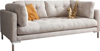 Trends by HG 2-Sitzer »Landau« in Cord-Stoff mit Metallfuss