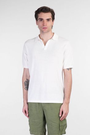MC2 Saint Barth Solan Polo In White Cotton