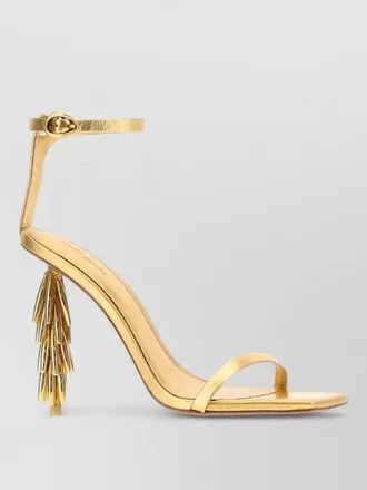 Cult Gaia sunella sandals open toe ankle strap heel