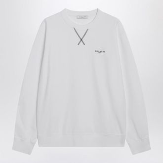 Givenchy Couture Seam Sweatshirt With Embroidered Logo