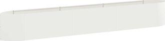 vidaXL Cama De Jard&iacute;n Elevada Blanco 300 X 40 X 40 Cm Acero Vidaxl