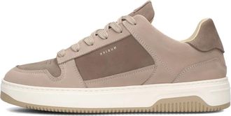 Nubikk Bruine Lage Sneakers voor Heren - Heren - Sneakers - Bruin - 41 EU - Leer - Schoenen