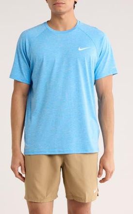 Nike Heathered Hydroguard Swim T-Shirt in University Blue at Nordstrom Rack, Size Medium