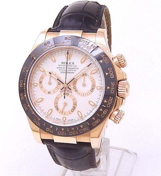 Rolex Pre-owned Rolex Cosmograph Daytona Chronograph Automatic Chronometer White Dial Mens Watch 116515LN