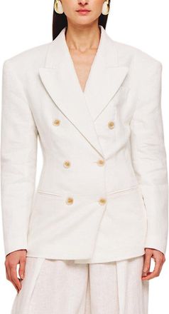 Ronny Kobo Cosette Linen Blazer