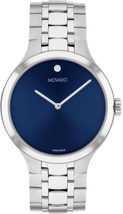 Movado Aero Quartz Blue Museum Dial Mens Watch 0607766