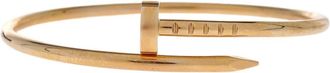 Cartier Yellow Gold Juste un Clou Bracelet Size 14