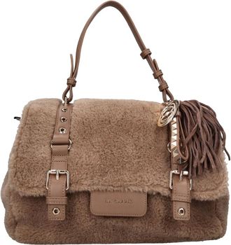 La Carrie Teddy Tas - Dames - Tassen - Beige - Maat: ONE Size Leer