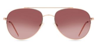 Nautica N2244S Polarized 780 Mens Sunglasses Gold Size 55