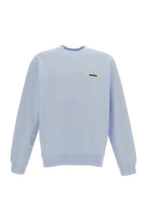 Jacquemus Light Blue The Gros Grain Sweatshirts