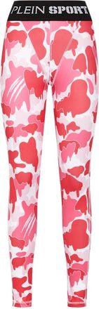 Plein Sport Sport Leggings Camouflage - Dames - Trainingsleggings - Roze - M - Fitness