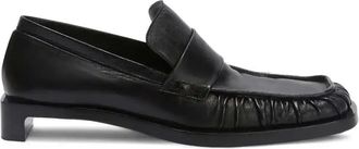 Jil Sander Leather Loafers - Womens - Calf Leather/Lambskin