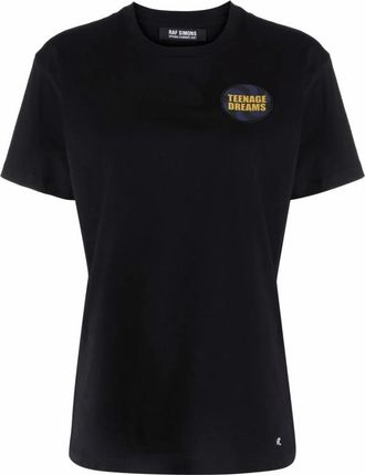 Raf Simons Teenage Dreams T-Shirt - Dames - T-shirts - Zwart - M - Katoen - Tops