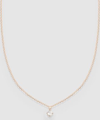 Vanrycke Collier Stardust Diamant Or Rose