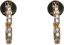 Valentino Garavani Kleine VLogo Signature Hoop Oorbellen - Dames - Oorbellen - Geel - ONE Size - Accessoires