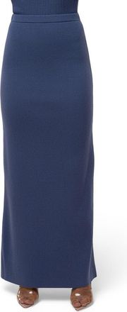 JLUXLABEL London Knit Maxi Skirt in Blue at Nordstrom, Size X-Large