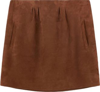 Ermanno Scervino Dames, Rokken, Bruin, Maat: XS Zijde