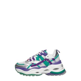 Buffalo Sneakers, female, Multicolor, Size: 9 US Triplet Hollow Sneakers