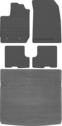 OEM Juego De Alfombrillas De Goma Para Coche Y Alfombrilla Para Maletero Para El Dacia Duster Ii Suv (2017-2024)