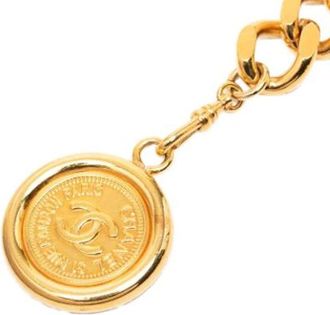 Chanel Pre-owned Jewellery, female, Yellow, Size: ONE SIZE Pre-owned Gold-Plated Metal Belt