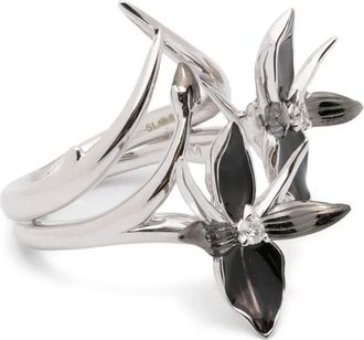 Shaun Leane Anello con diamanti - Argento