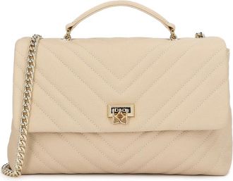 Kazar Hallie Handtas - Dames - Handtassen - Beige - ONE Size - Leer - Tassen