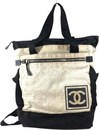 Chanel Pre-owned Backpacks, female, Multicolor, Size: ONE SIZE Pre-owned Sport Nylon Backpack Tote