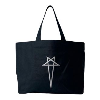 Rick Owens Tote Bags, unisex, Black, Size: ONE SIZE Beach Tote Bag