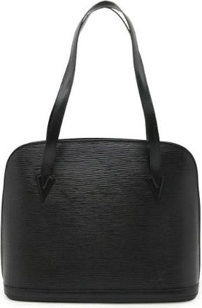 Louis Vuitton Pre-owned Shoulder Bags, female, Black, Size: ONE SIZE Pre-owned Epi Leather Rucksack Tote Bag M52282