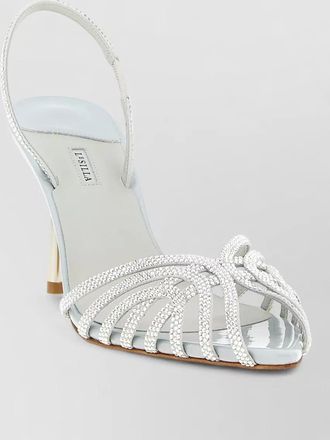 Le Silla leather embrace sandals