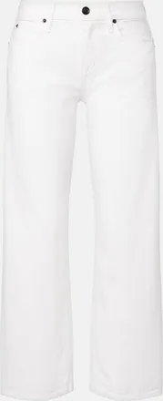 Slvrlake Denim Jamie cropped barrel-leg jeans