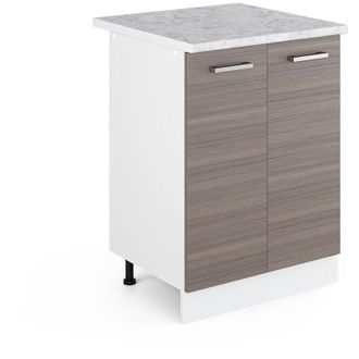 Vicco Mueble Bajo De Cocina R-line, Gris, 60 Cm, Et M&aacute;rmol