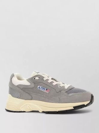 Autry suede hyperway sneakers mesh panels rubber sole