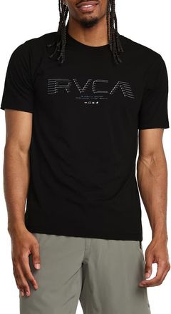 Rvca Big RVCA Flyer Performance Graphic T-Shirt in Black at Nordstrom Rack, Size X-Large