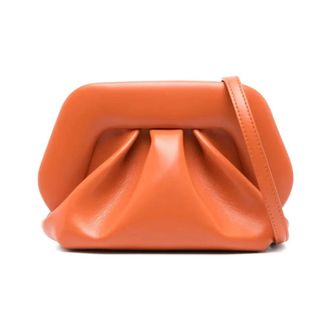Themoir&egrave; Clutches, female, Orange, Size: ONE SIZE Orange Faux Leather Crossbody Bag