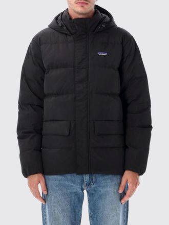 Patagonia Sisar Polyester Puffer Jacket with Hood and Appliqu&eacute; Logo